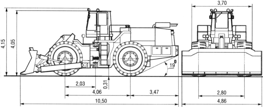 БЕЛАЗ 78231 бульдозер