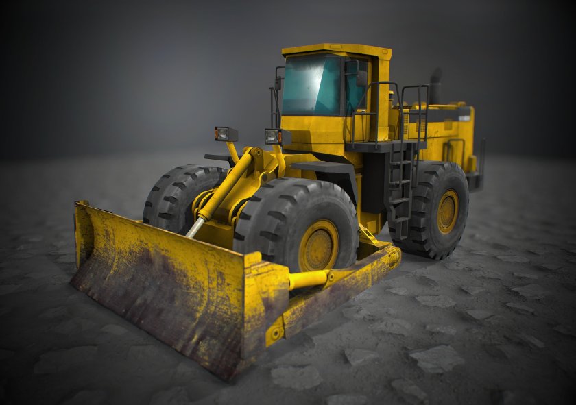 Колесный бульдозер Komatsu wd600