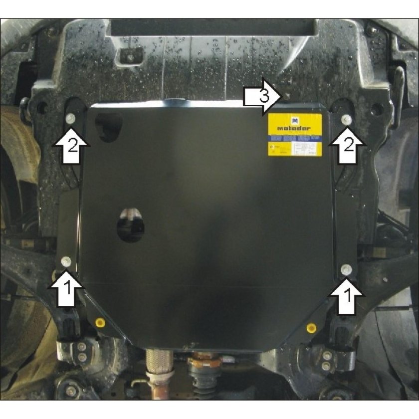 Защита двигателя Опель Антара 2.4