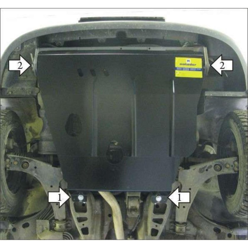 Защита двигателя Шевроле Ланос 1.5