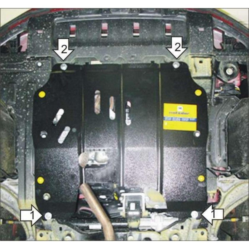 Защита двигателя Шевроле Круз 1.8