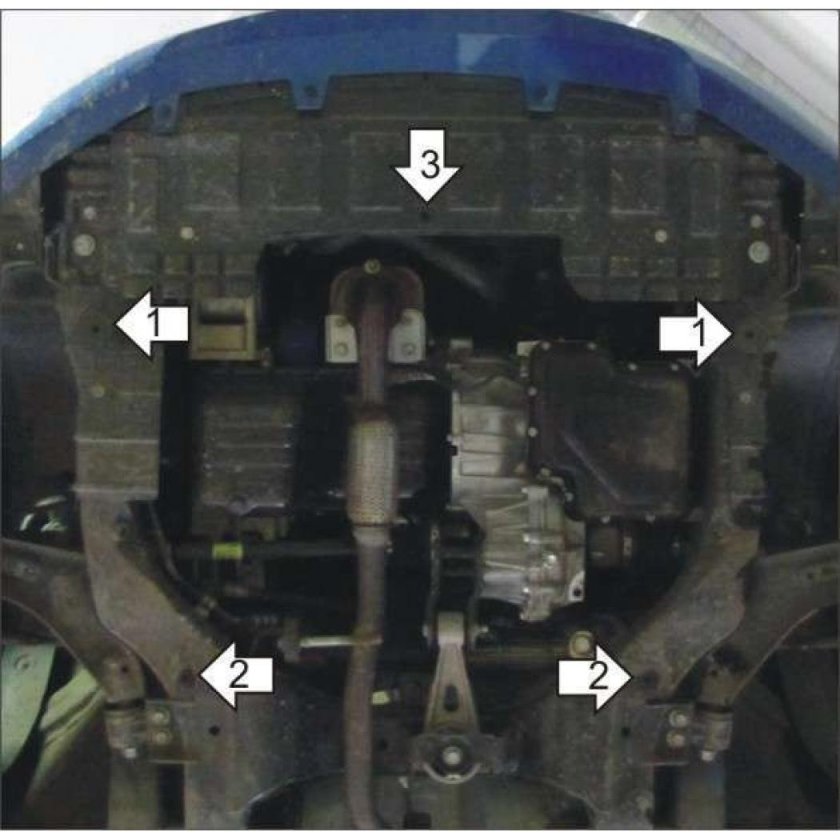 Защита картера двигателя Спарк м300