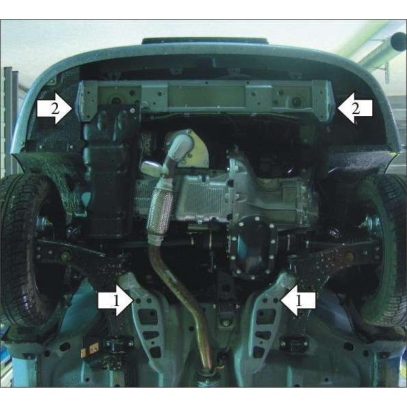 Защита двигателя Шевроле Ланос 1.5