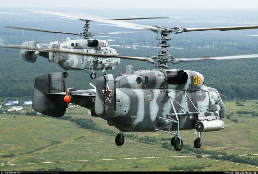 Вертолёт ка-29 Helix-b