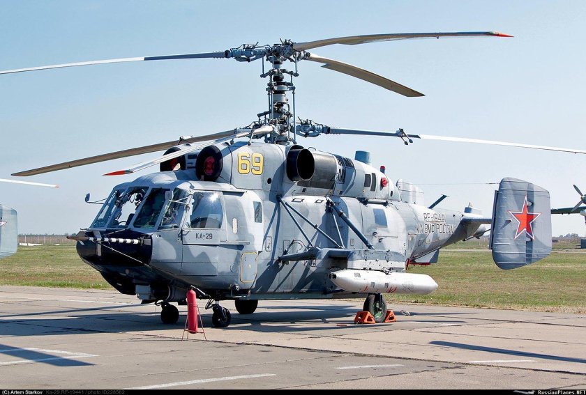 Вертолёт ка-29 ВМФ России