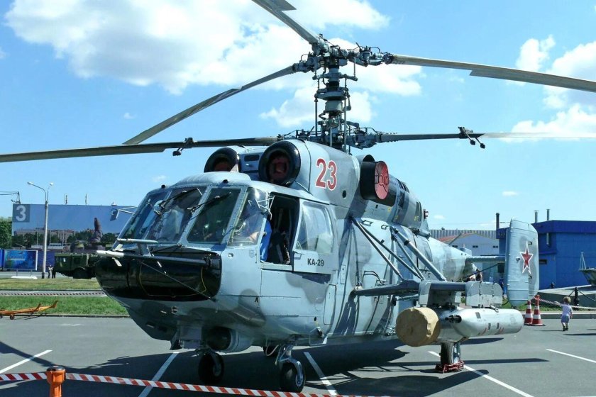 Вертолёт ка-29 Helix-b