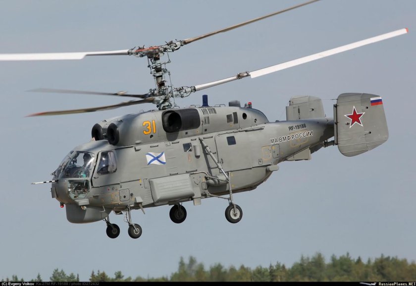 Противолодочный вертолет ка-27