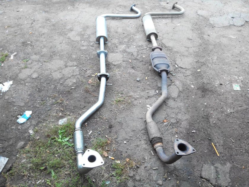 Ланос 1.5 система выхлопа