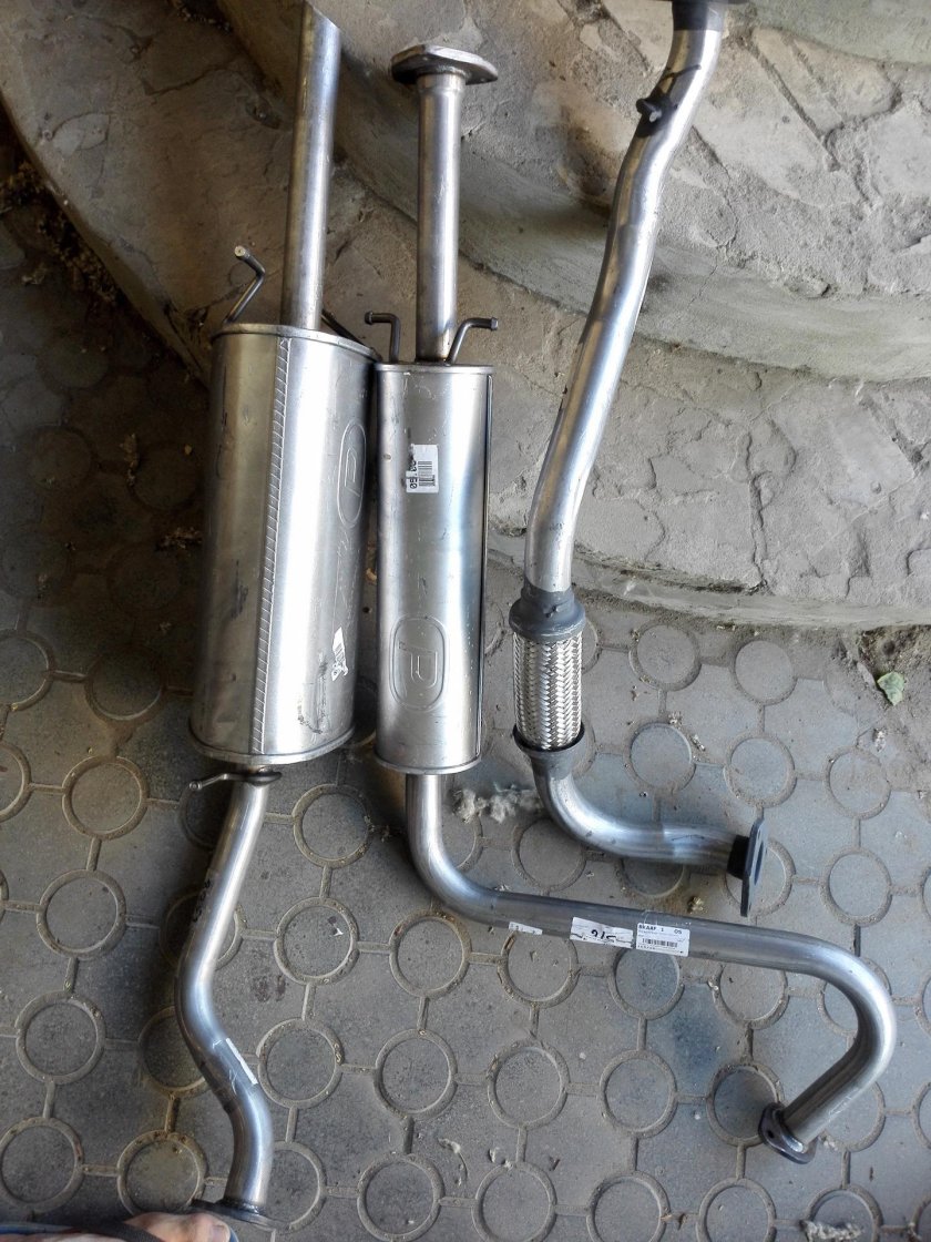 Выхлопная система Шевроле Ланос 1.5