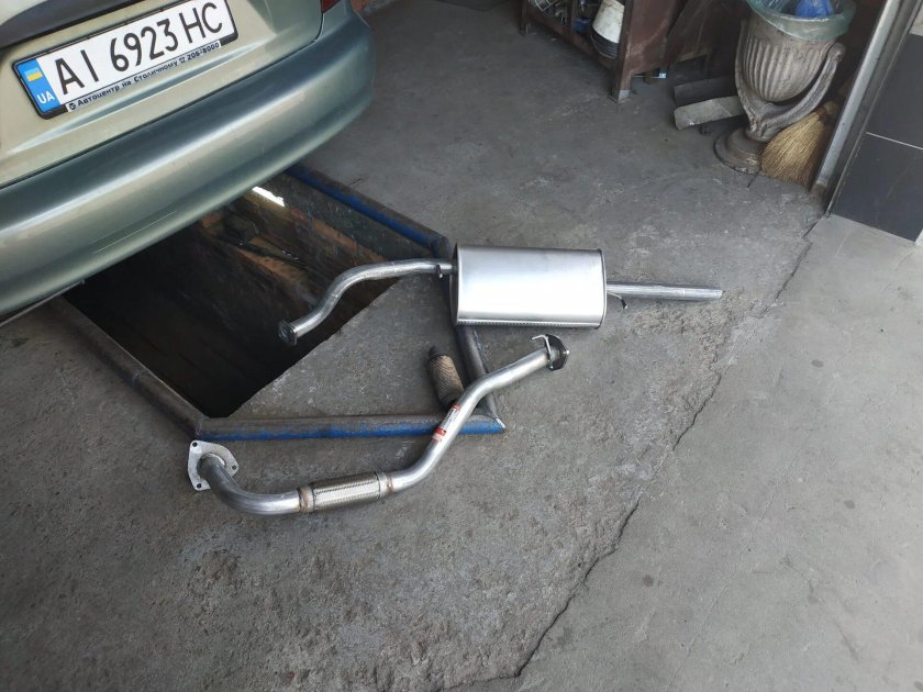 Глушитель Шевроле Ланос 1.5