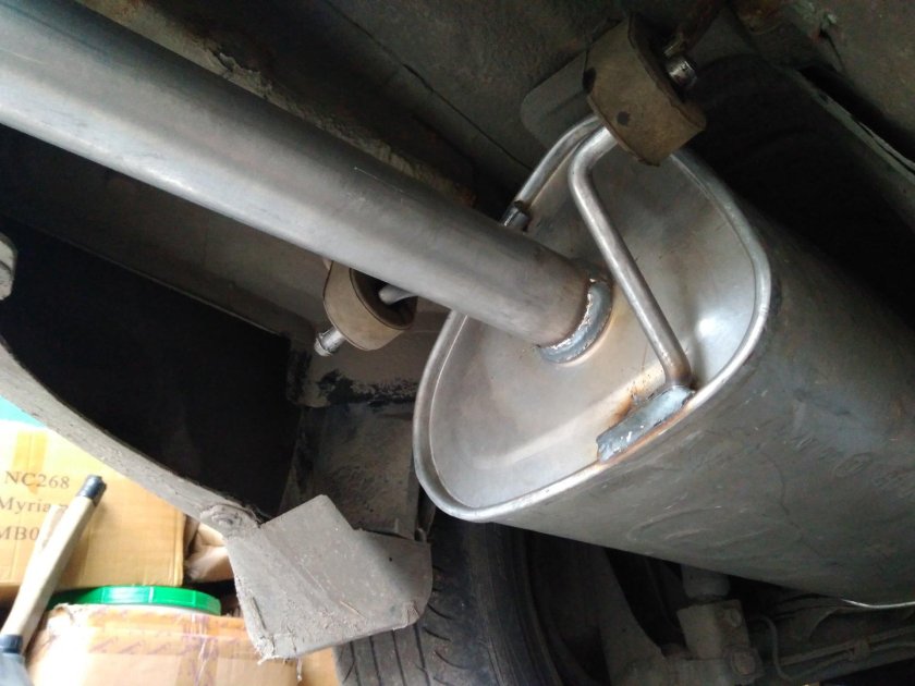 Chevrolet lanos 1.5 глушитель