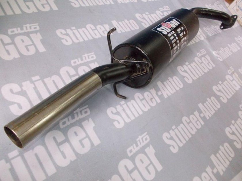 Chevrolet lanos 1.5 глушитель