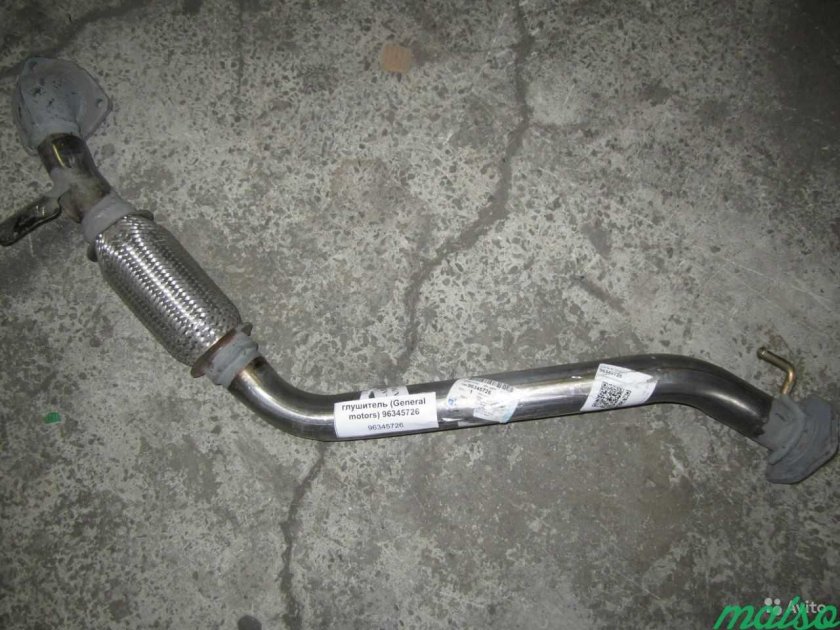 Chevrolet lanos 1.5 глушитель