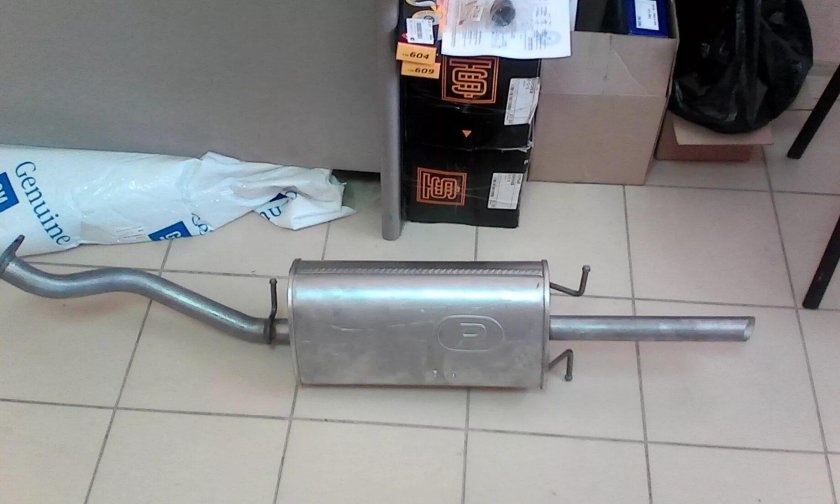 Chevrolet lanos 1.5 глушитель