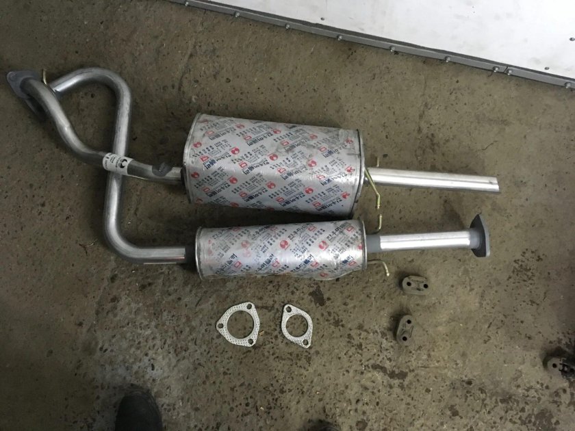 Выхлопная система lanos 1.5