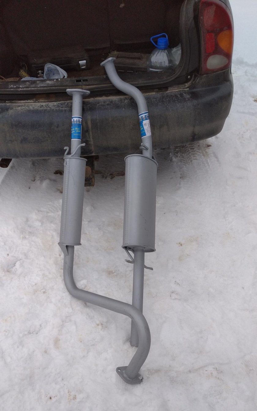 Резонатор Chevrolet lanos