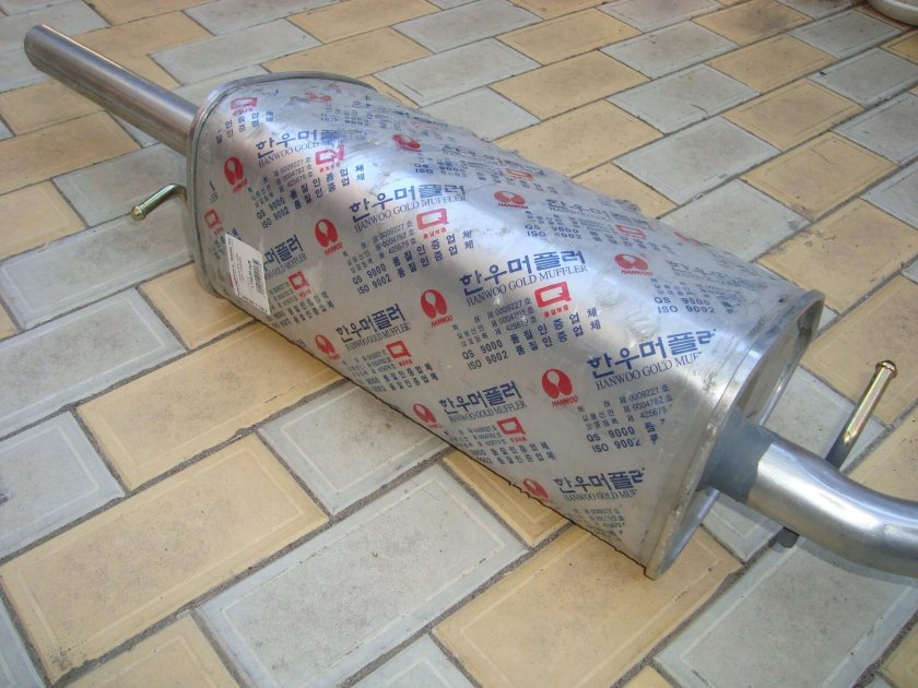 Шевроле Ланос 1.5 2008 глушитель
