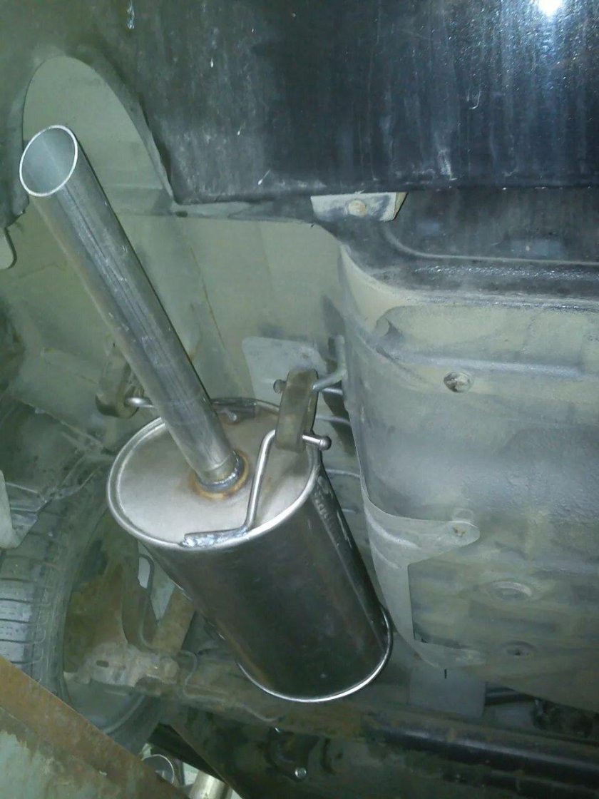 Глушитель на Шевроле Ланос 2007