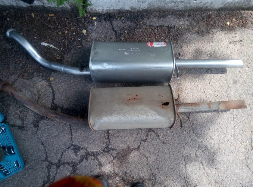 Глушитель ЗАЗ шанс 1.5