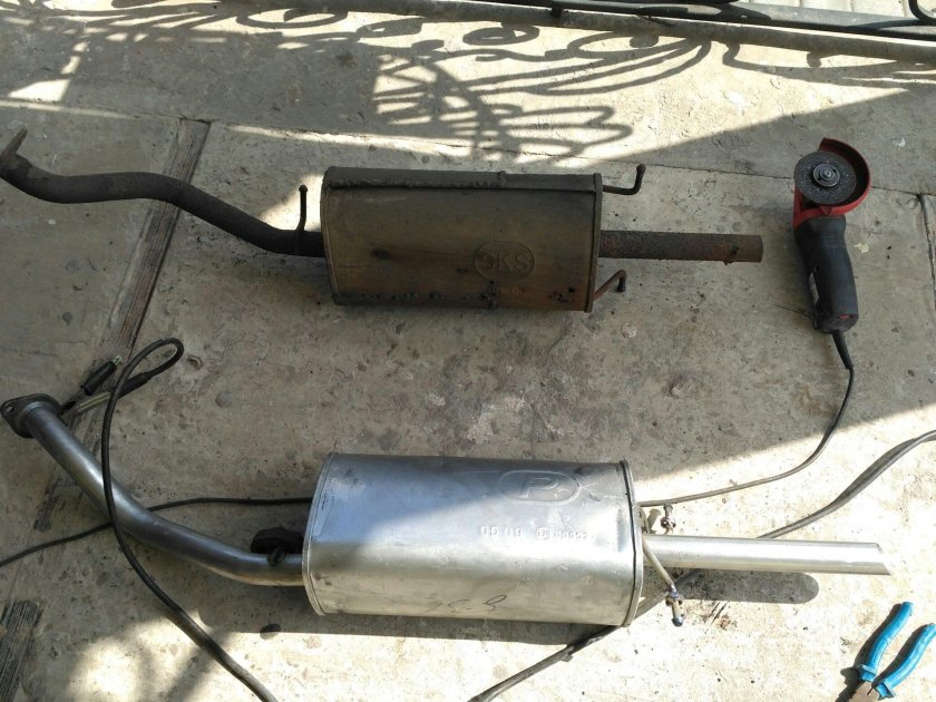 Daewoo lanos глушитель