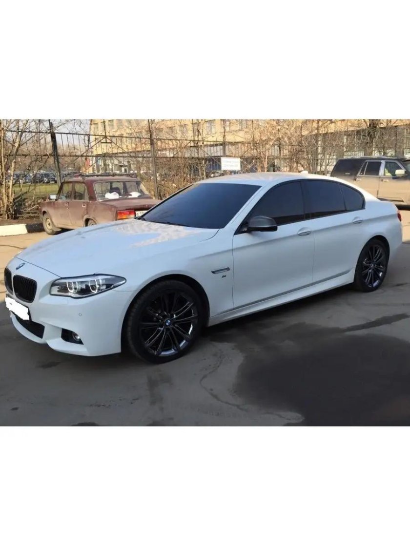 BMW f10 белая тонированная