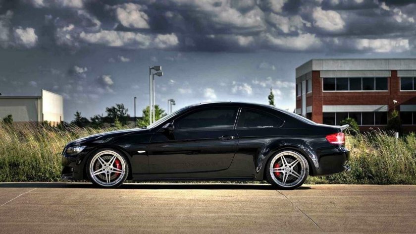 BMW e92 черная