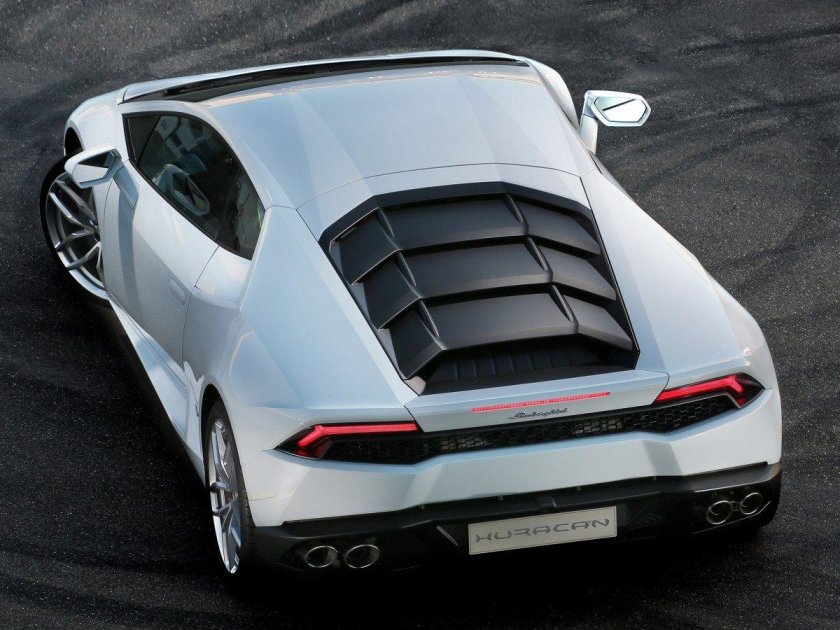 Ламборгини Хуракан сзади