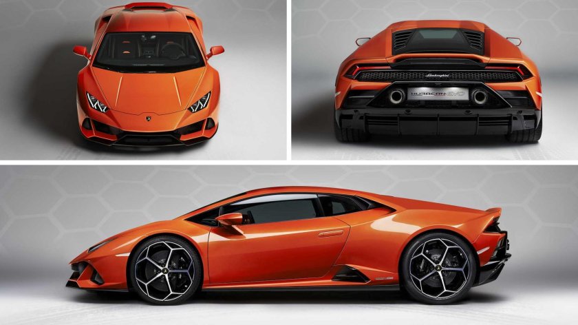 Хуракан сзади