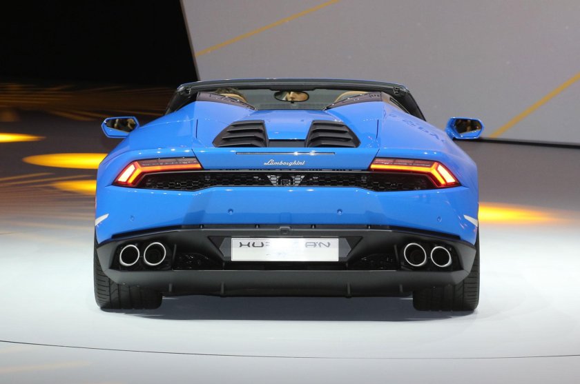 Lamborghini Huracan сзади