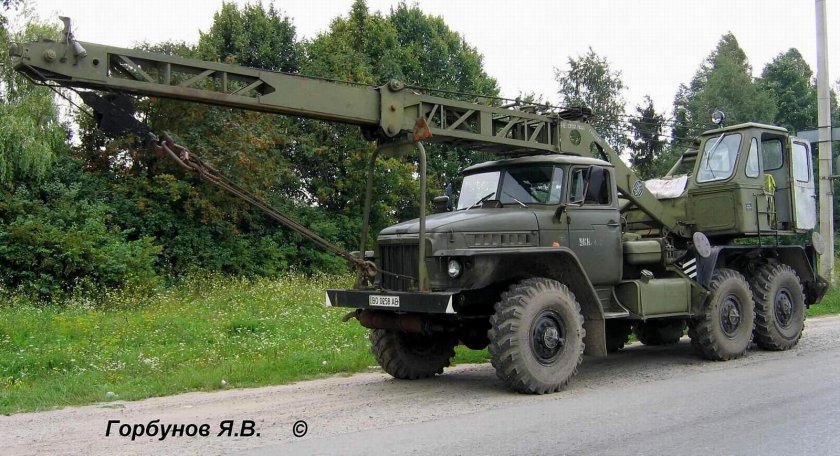 Кран 8т210 Урал