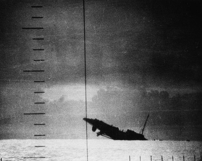 Вид в Перископ подводной лодки