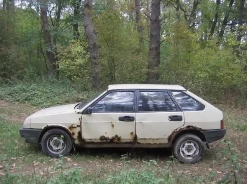 ВАЗ 2109 ржавая