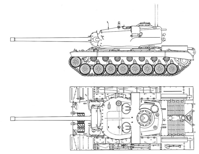 Тяжелый танк t34 чертёж