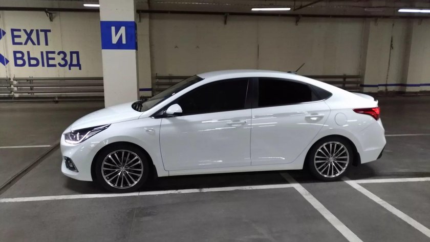 Hyundai Solaris 2017 литье r17