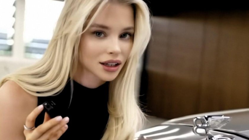 Модель из ролика про Бентли