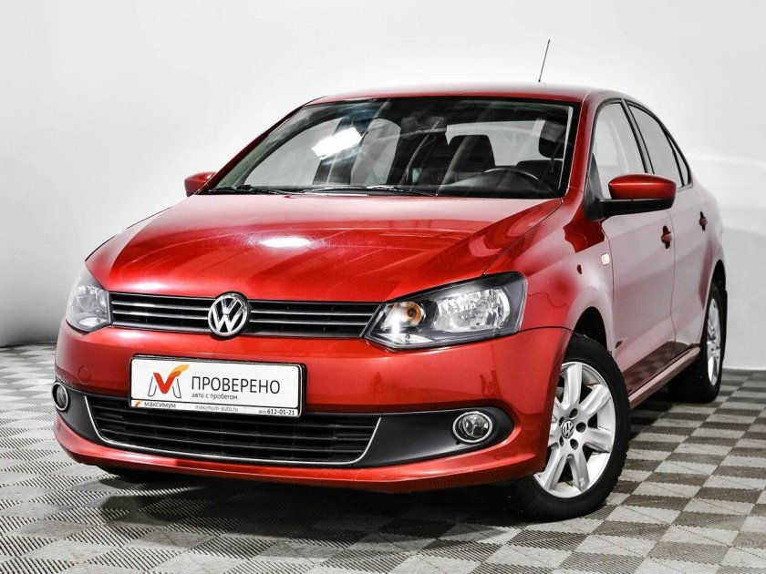 Красные габариты на Фольксваген поло