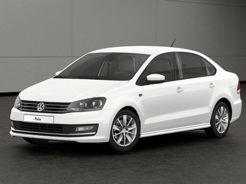Volkswagen Polo sedan 2015 белый