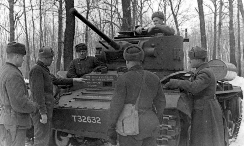 Танк Валентайн в красной армии