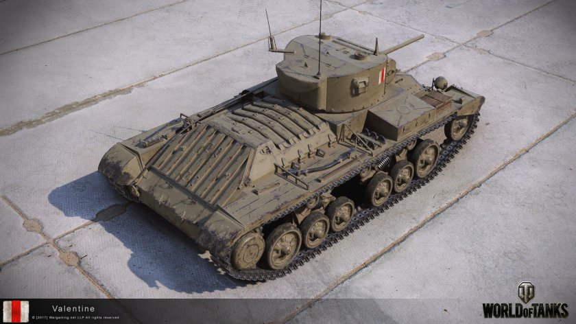 Валентайн танк