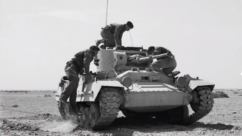 Танк Валентайн в Африке