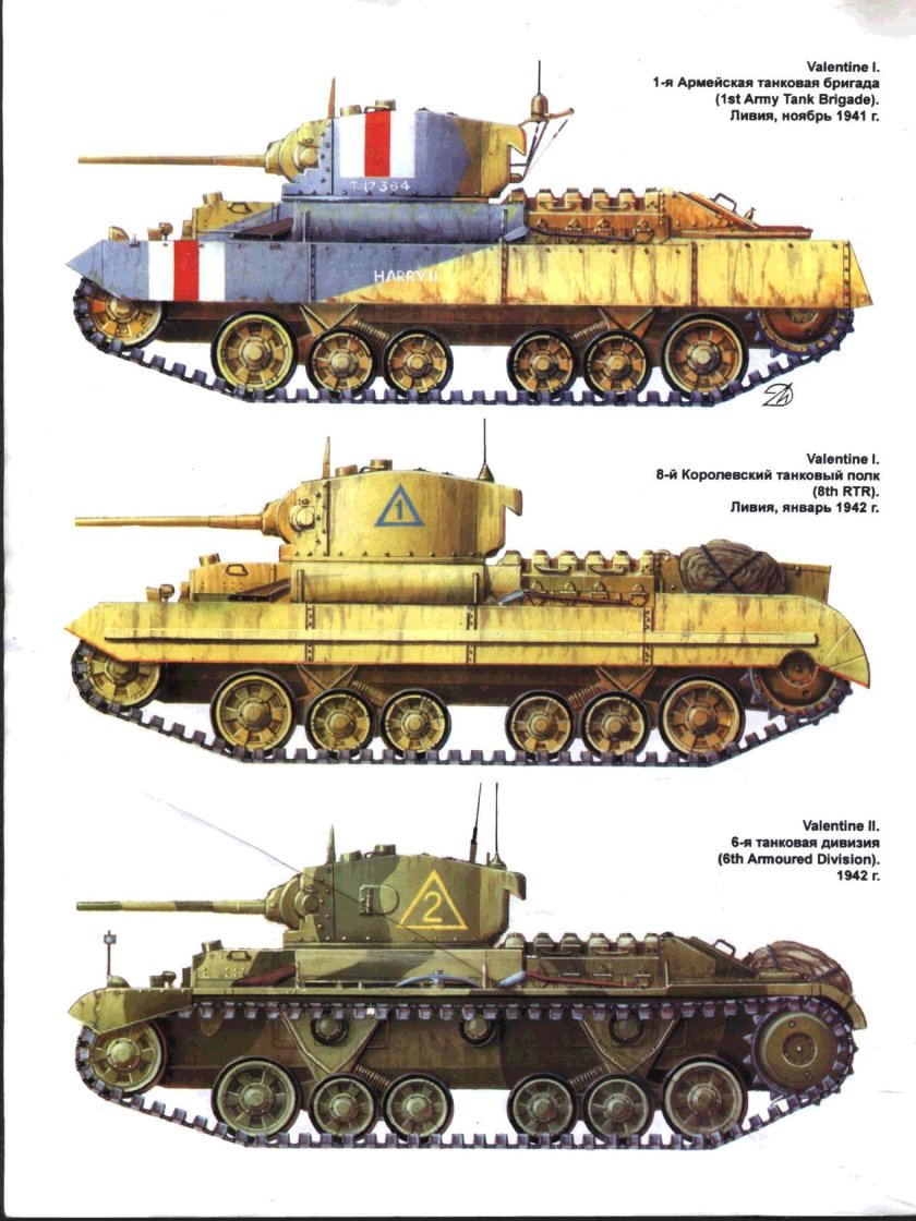 Валентайн 3 танк