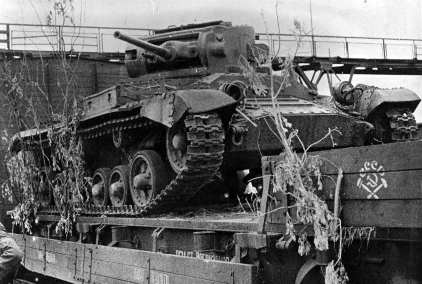 Танк Валентайн в красной армии