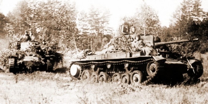 Танк Валентайн в красной армии