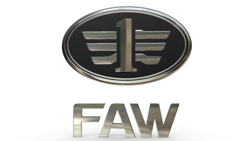 FAW logo машина