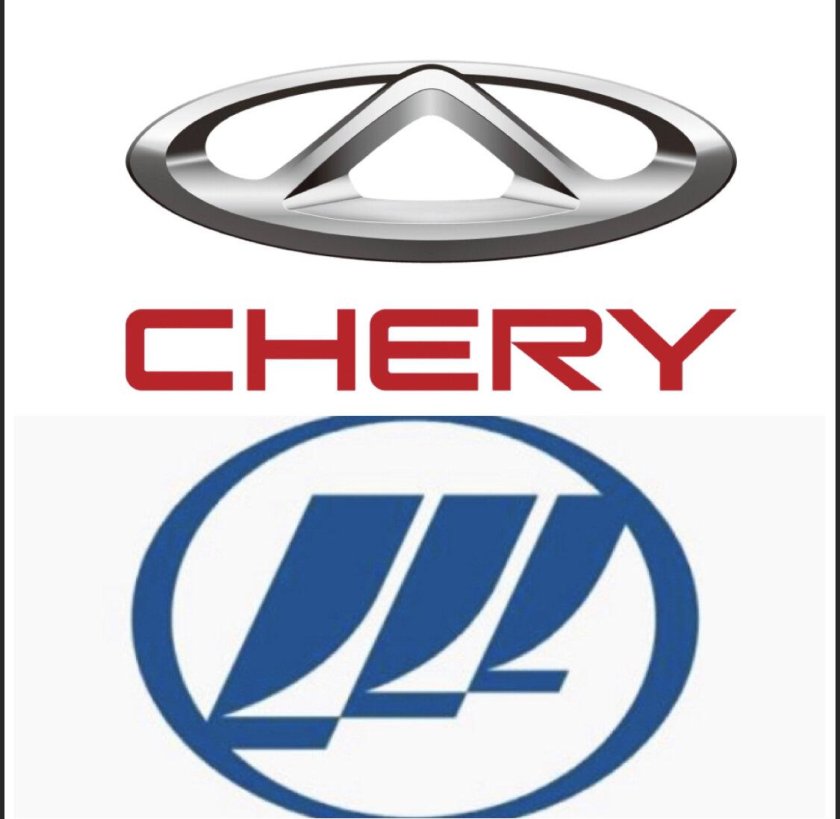 Значки китайских машин