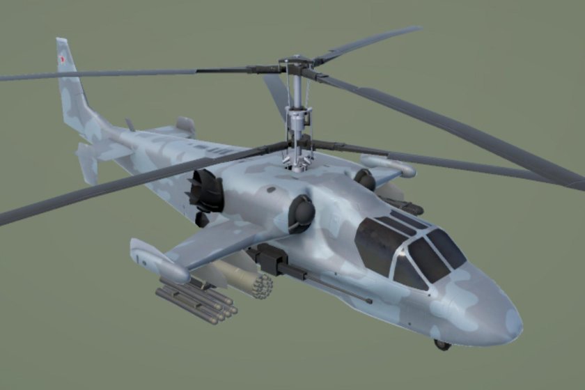 Ка-52 аллигатор 3d