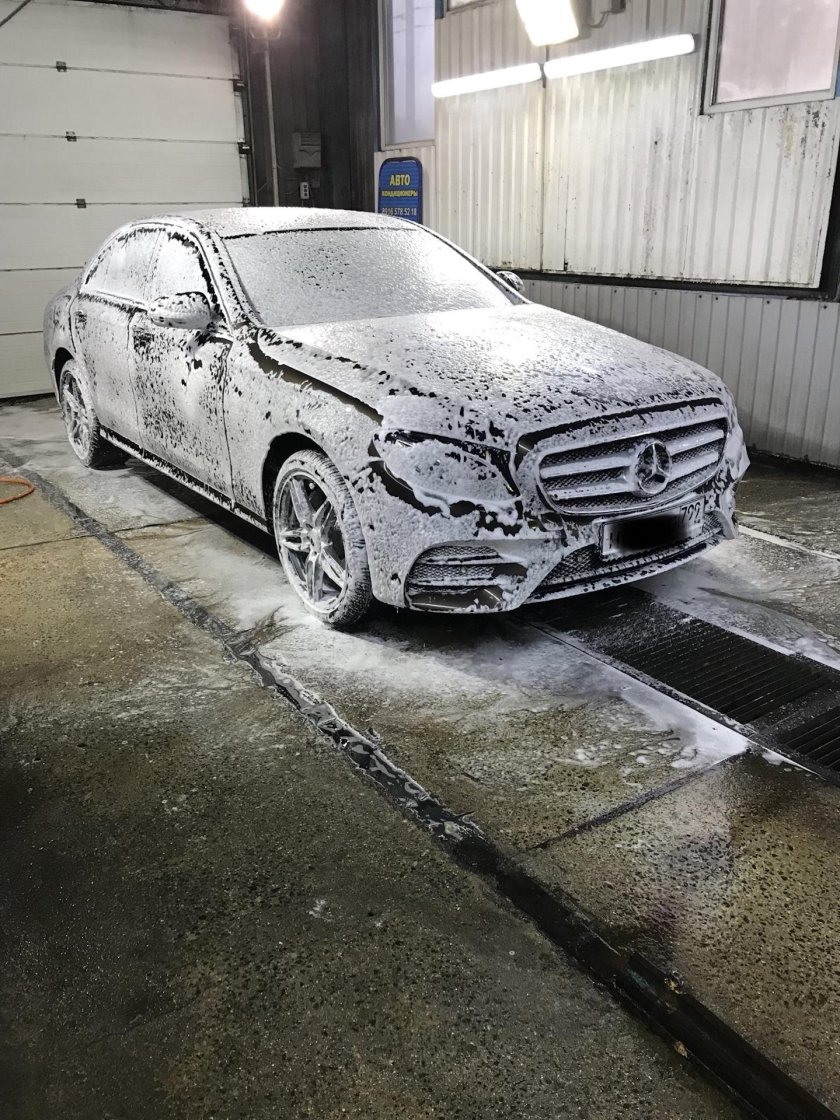 Мерседес е класс 222 мойка