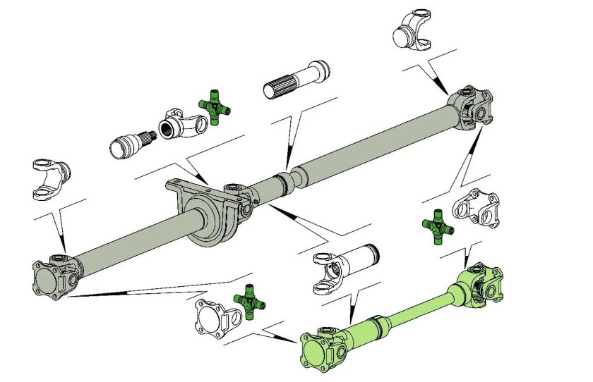 Передний кардан УАЗ профи