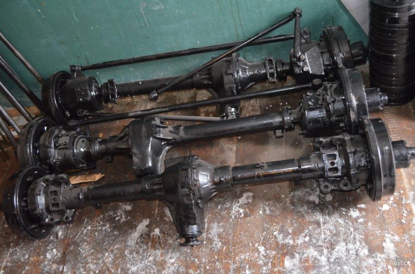 УАЗ 469 редукторные военные мосты