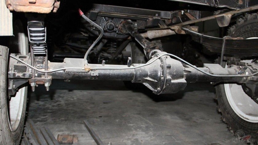 Военные мосты на УАЗ Буханка